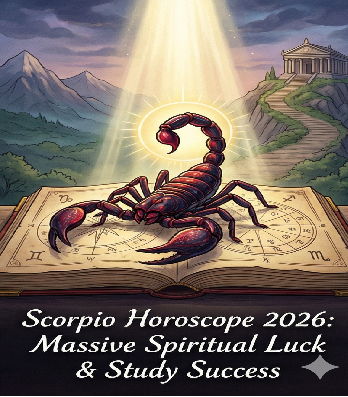 Scorpio Horoscope 2026: Massive Spiritual Luck & Study Success