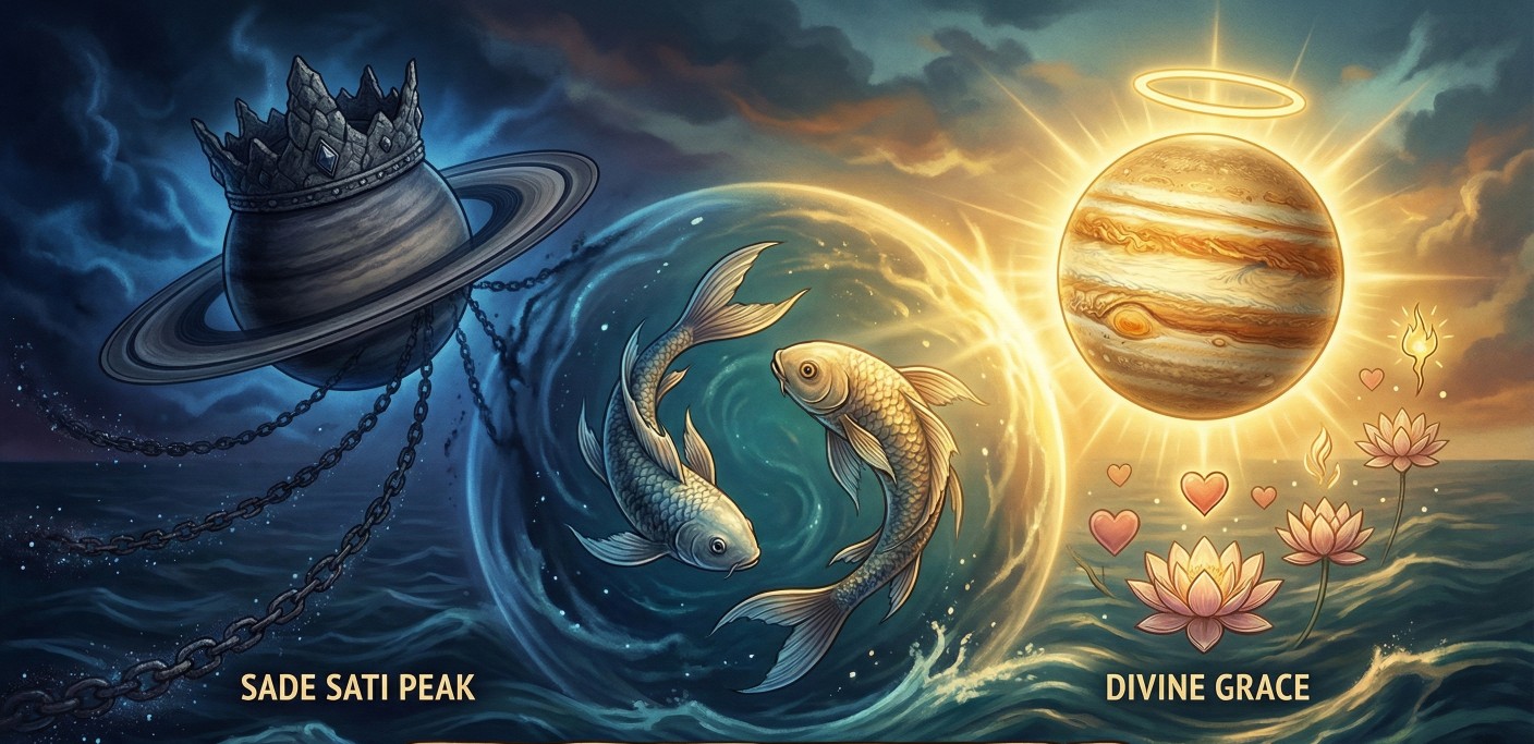 Pisces Horoscope 2026: The Rebirth (Peak Sade Sati & Divine Grace)