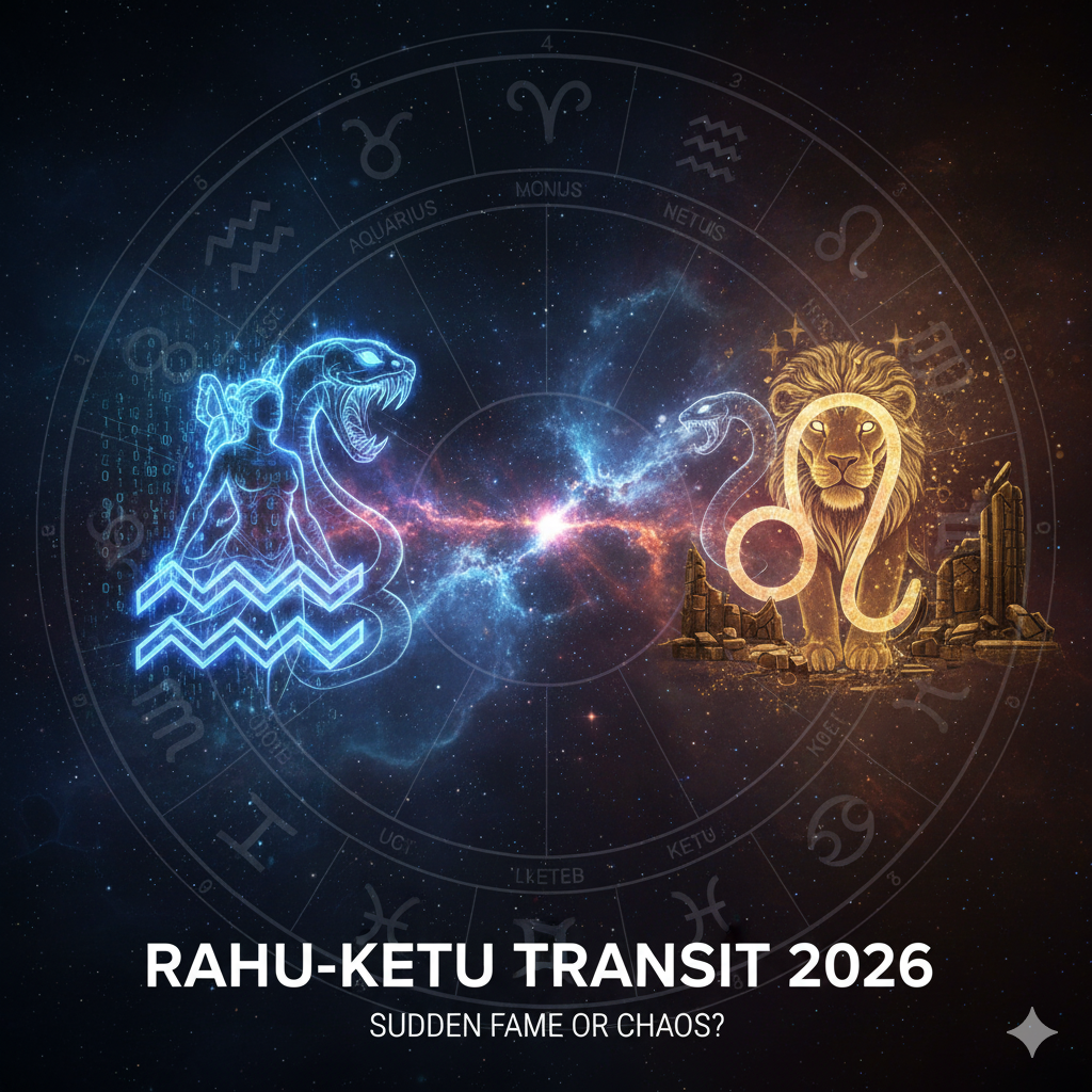 Rahu-Ketu Transit 2026: Sudden Fame or Chaos? (All Signs)