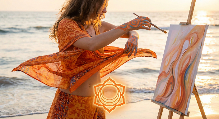 Sacral Chakra (Swadhisthana Chakra): Healing Your Center of Pleasure, Creativity & Intimacy