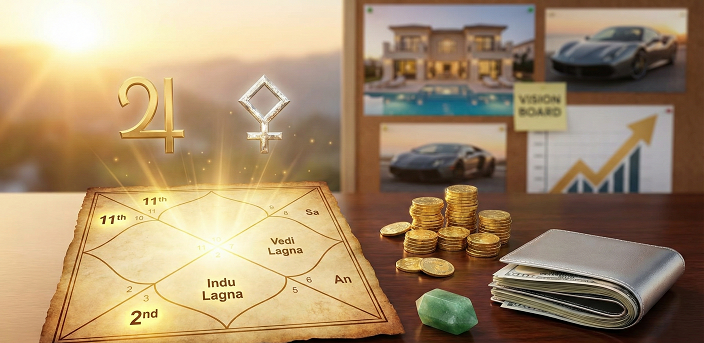 Wealth Manifestation Astrology: Unlock Your “Billionaire Code” (Dhana Yoga)