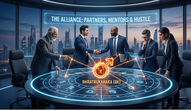 Bhratrukaraka (BK) in Jaimini: Your Planet of Allies, Partners & Power