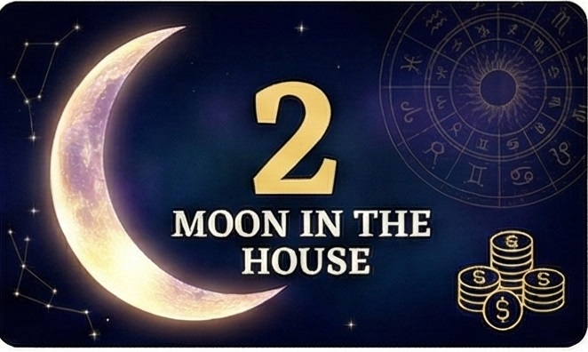 Moon in the 2nd House: Real Secrets of Wealth, Food, and Family